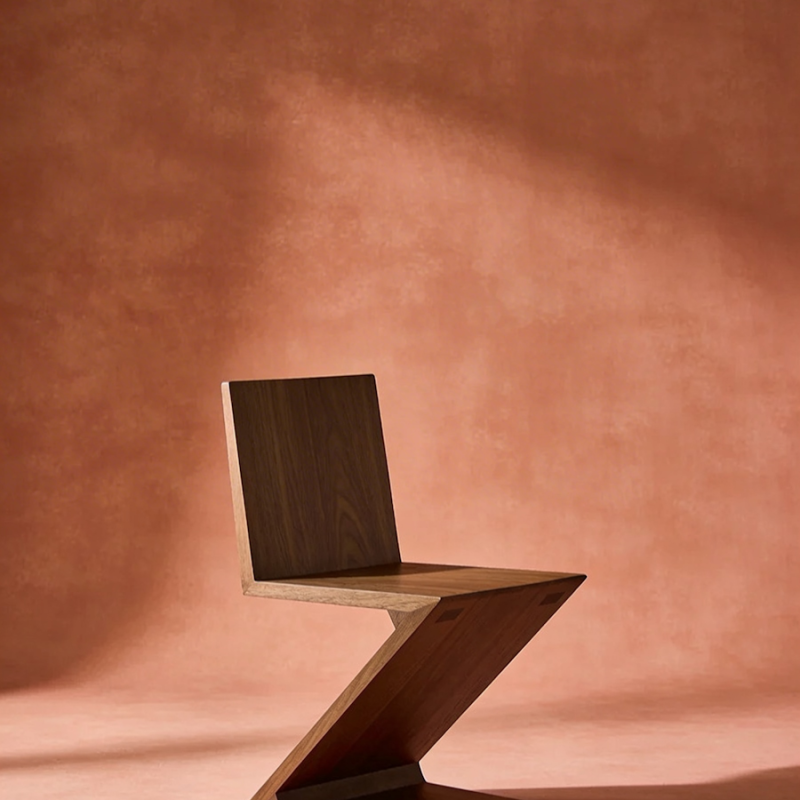Z-Shaped Wooden Chair